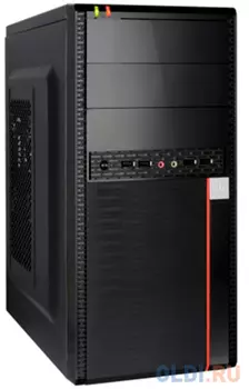Exegate EX284037RUS Корпус Minitower BA-204U Black, mATX, , 2*USB+2*USB3.0, Audio
