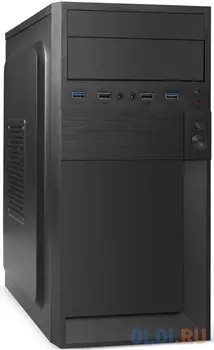 Exegate EX291145RUS Корпус Minitower ExeGate BAA-105U2-01-AAA350 (mATX, БП AAA350 с вент. 8см, 2*USB+2*USB3.0, аудио, черный)