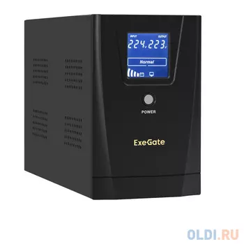 Exegate EX292634RUS ИБП ExeGate SpecialPro Smart LLB-2200.LCD.AVR.4C13.RJ.USB <2200VA/1300W, LCD, AVR, 4*C13,RJ45/11,USB, металлический корпус, Bla