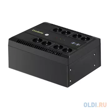Exegate EX293853RUS ИБП ExeGate NEO NNB-600.LED.AVR.8SH.CH 