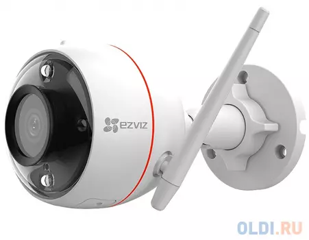 Ezviz C3W 1/2.7" Progressive Scan CMOS, 0.01Lux @(F1.6, AGC ON), 0 Lux with IR. 2.8mm @F1.6, View angle: 100° Horizontal, 121° Diagonal. Supports