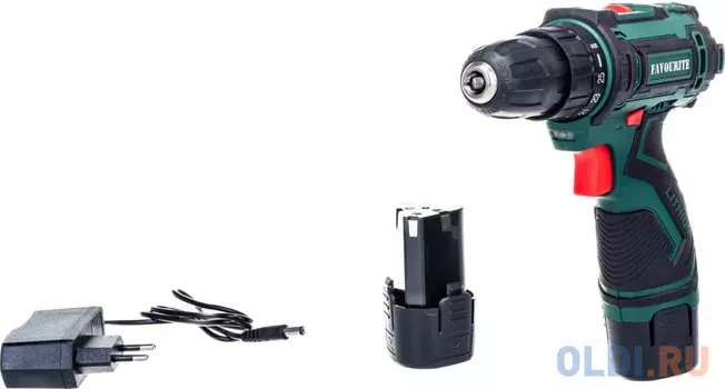 FAVOURITE Акк. дрель-шуруповёрт 12В, 2Ач, 25Нм Li-ion DC 1202 PROMO