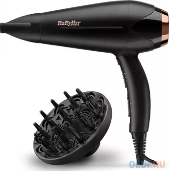 Фен Babyliss D570DE 2200Вт черный/золотистый