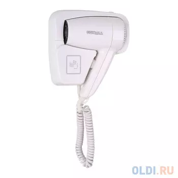 Фен настенный CONNEX HAD-120-18B1 1200Вт пластик
