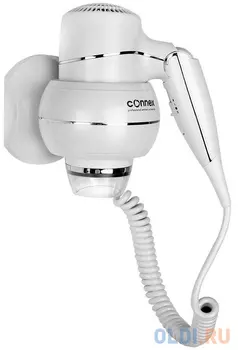 Фен настенный CONNEX WT-2000W3 CHROME LINIE 2000Вт, 60дБ, IPX0, 135 м3/ч, 2 темп./2скорост. режима