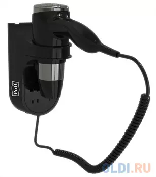 Фен Puff 1600ВlB 1600Вт черный/серебристый