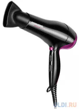 Фен Redmond RF-522 1800Вт чёрный фиолетовый