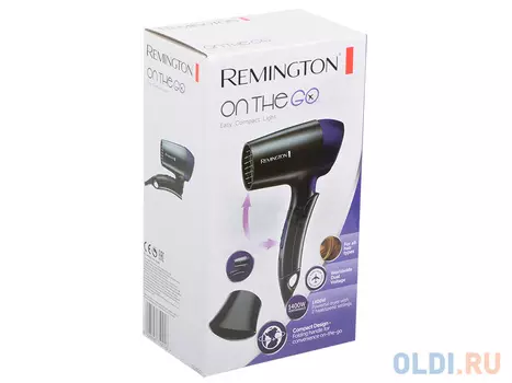 Фен Remington D2400 1400Вт, концентр., складн.ручка