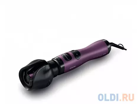 Фен-щетка Philips HP8668/00 800Вт сиреневый чёрный