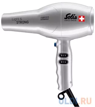 Фен Solis Light &amp; Strong 442 1800Вт серебристый
