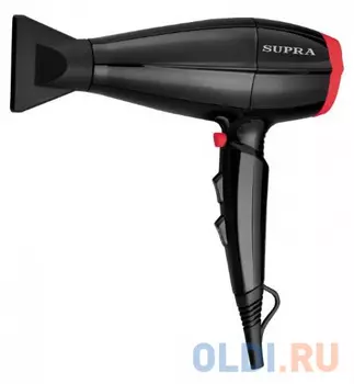Фен Supra PHS-2017M 2000Вт красный чёрный