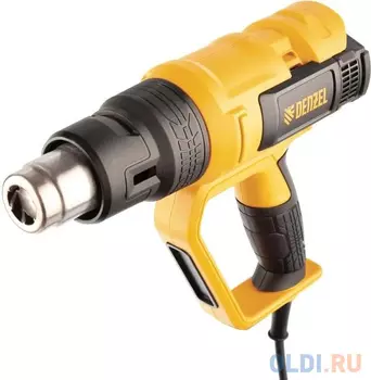 Фен технический HG-2000E, 2000 Вт, 2 режима, LCD дисплей// Denzel
