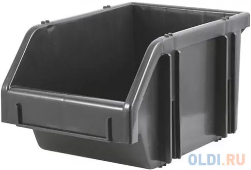 FIT РОС Лоток для крепежа пластиковый черный 190х310х490 мм [65696]