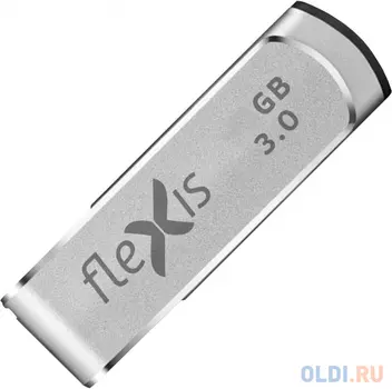 Флэш-драйв FLEXIS RS-105U 256GB USB3.1 gen.1, металл, серебристый