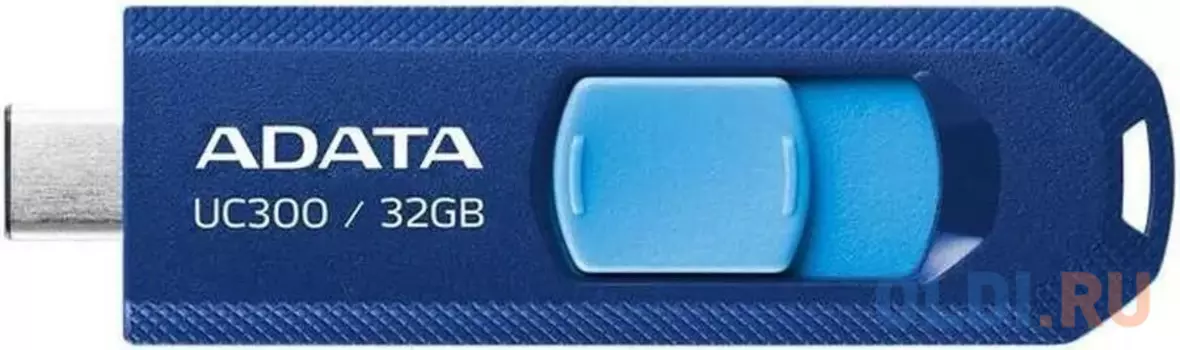 Флеш Диск A-DATA 32GB  UC300, USB 3.2/TypeC, синий/голубой
