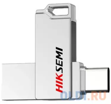 Флеш Диск HIKSEMI SYNC HS-USB-E327C/128G/U3/Silver 128Gb , USB3.2/Type-C