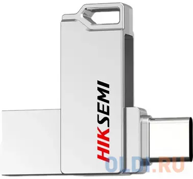 Флеш Диск HIKSEMI SYNC HS-USB-E327C/64G/U3/Silver 64Gb , USB3.2/Type-C