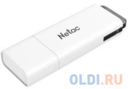 Флеш Диск Netac U185 128Gb , USB3.0, с колпачком, пластиковая белая