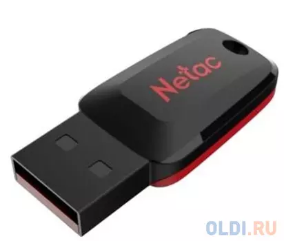 Флеш Диск Netac U197 64Gb , USB2.0, пластиковая, черная