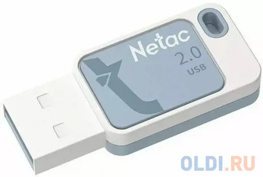 Флеш Диск Netac UA31 64Gb , USB2.0, голубая