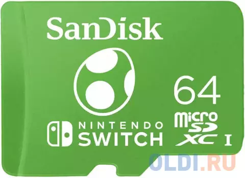 Карта памяти microSDXC 64 ГбGb SanDisk Nintendo Switch