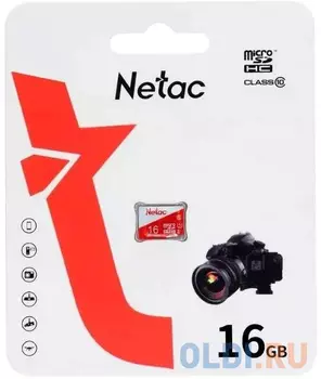 Карта памяти microSDHC 16 ГбGb Netac P500 ECO