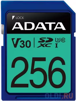 Флеш карта SD 256GB A-DATA Premier Pro SDXC Class 10 UHS-I U3 V30S 95/60 MB/s