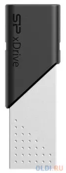 Флеш накопитель 128Gb Silicon Power xDrive Z50, USB 3.1/Lightning, Серебро