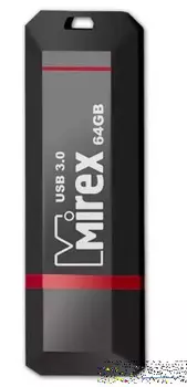 Флеш накопитель 64GB Mirex Knight, USB 3.0, Черный