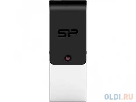Флеш накопитель 64Gb Silicon Power Mobile X31 OTG, USB 3.0/MicroUSB, Черный