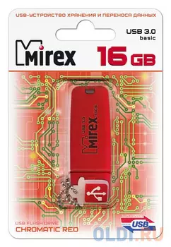 Флешка 16Gb Mirex Chromatic USB 3.0 красный 13600-FM3СHR16