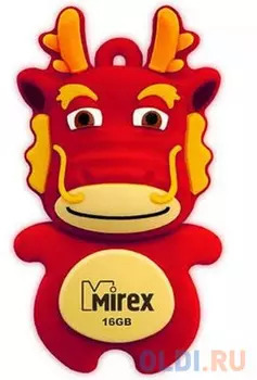 Флешка 16Gb Mirex Dragon USB 2.0 красный