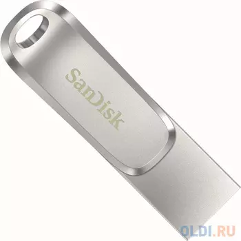 Флешка 256Gb SanDisk Ultra Dual Drive Luxe USB 3.1 USB Type-C серебристый SDDDC4-256G-G46