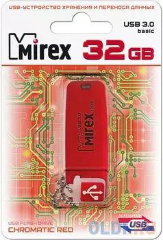 Флешка 32Gb Mirex Chromatic USB 3.0 красный 13600-FM3СHR32