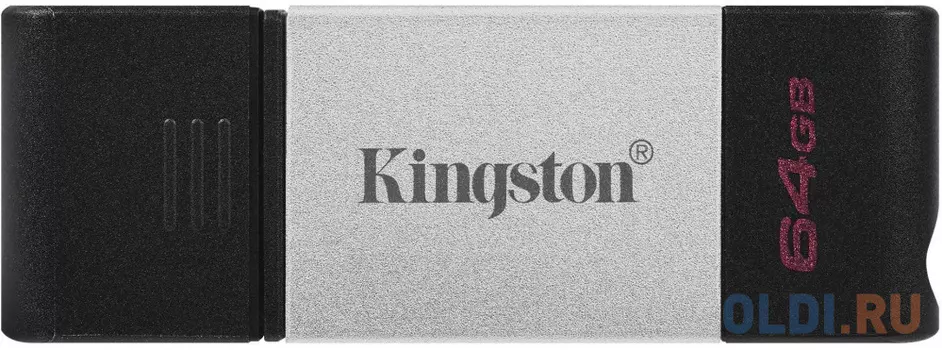 Флешка 64Gb Kingston DT80 USB 3.2 черный