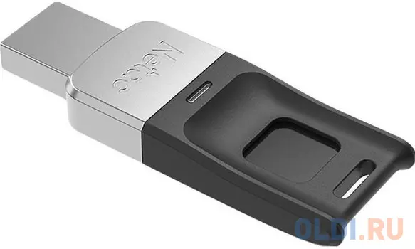Флешка 64Gb Netac NT03US1F-064G-30BK USB 3.0 серебристый черный