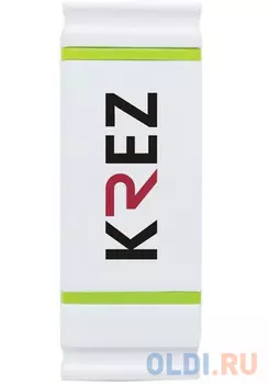 Флешка USB 16Gb Krez micro 501 бело-зеленый + адаптер KREZ501WE16