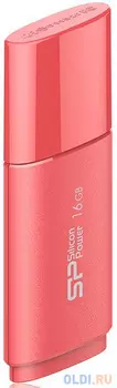 Флешка USB 16Gb Silicon Power Ultima U06 SP016GBUF2U06V1P USB2.0 peach red розовый