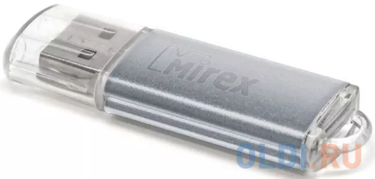 Флешка USB 4Gb Mirex Unit 13600-FMUUSI04 серебристый