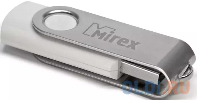 Флешка USB 8Gb Mirex Swivel 13600-FMUSWT08 белый