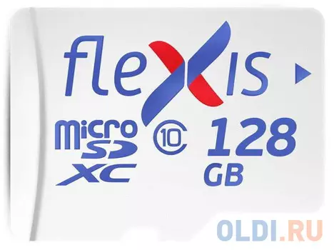 Карта памяти microSDXC 128Gb Flexis FMSD128GU1A
