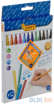 Фломастеры JOVI 1612 Набор 12цв
