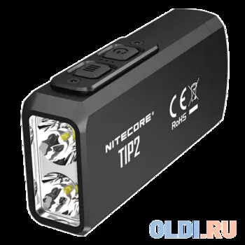 Фонарь брелок Nitecore TIP2 черный лам.:светодиод. 720lxx1 (18595)
