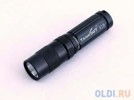 Фонарь брелок Tank007 E19 чёрный