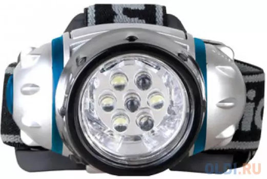 Фонарь CAMELION LED5310-7F3 налобн металлик 7led 3 реж 3xr03 в компл пласт блист