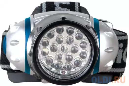 Фонарь CAMELION LED5313-19F4 налобн металлик 19led 4 реж 3xr03 в компл пласт блист
