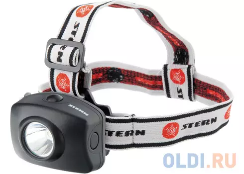 Фонарь налобный, 1 super LED, 3хААА// Stern