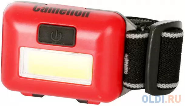 Фонарь налобный Camelion LED5357 красный