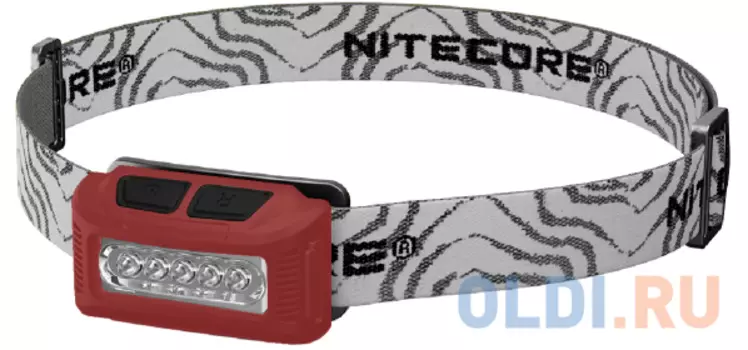 Фонарь налобный Nitecore NU10CRI красный/черный лам.:светодиод.x1