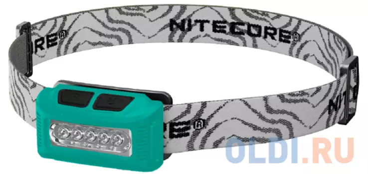 Фонарь налобный Nitecore NU10CRI зеленый/черный лам.:светодиод.x1